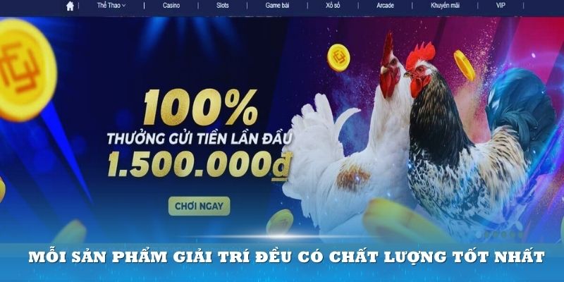 Mỗi sản phẩm giải trí đều có chất lượng tốt nhất
